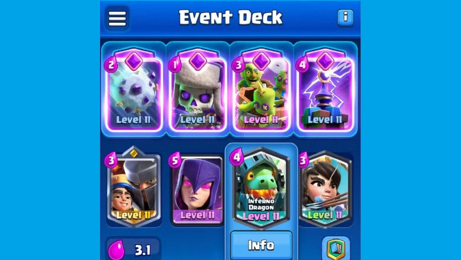 This is a cost-effective deck with a balanced line-up (Image via Supercell)